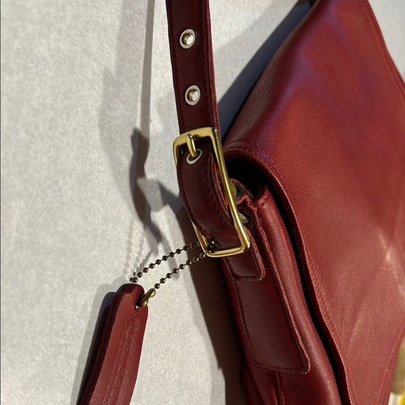 COACH Red Leather Shoulder Bag - Picture 10 of 16